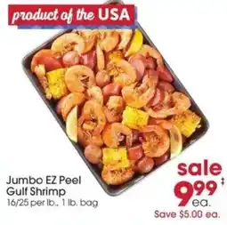 Giant Eagle Jumbo EZ Peel Gulf Shrimp offer