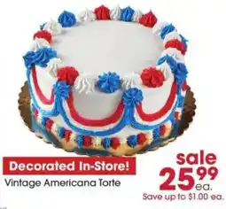 Giant Eagle Vintage Americana Torte offer