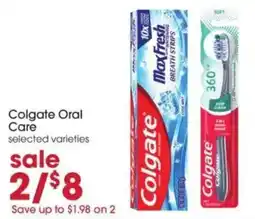 Giant Eagle Colgate Oral Care offer