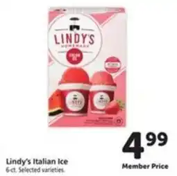 Safeway Lindy's Italian Ice offer