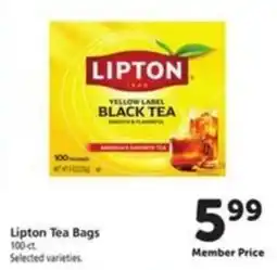 Safeway Lipton Tea Bags offer