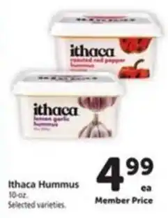 Safeway Ithaca Hummus offer