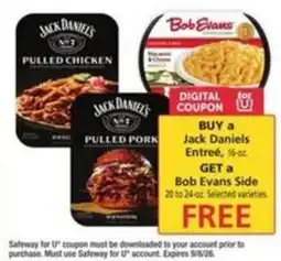 Safeway Jack Daniels Pulled Chicken offer