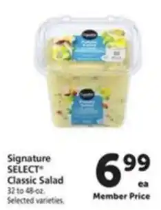 Safeway Signature Select Classic Salad offer