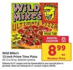 Safeway Wild Mike's Ultimate Pizza offer