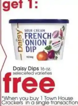 Giant Eagle Daisy sour cream french onion dip offer