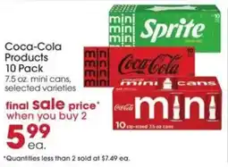 Giant Eagle Coca-Cola Products offer