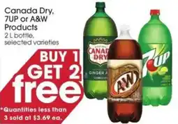 Giant Eagle Canada Dry 7UP or A&W Products offer