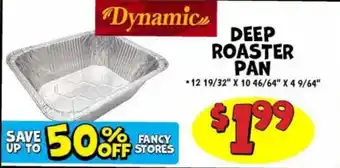 Dynamic deep roaster pan