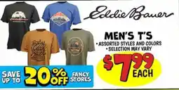 Ollie's Eddie Bauer men's t's offer