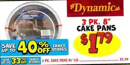 Ollie's Dynamic cake pans offer