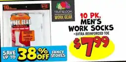 Ollie's Fruit of Loom men's work socks offer