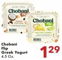 Fairplay Chobani Flip Greek Yogurt offer