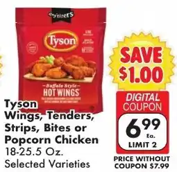 Fairplay Tyson Wings, Tenders, Strips, Bites or Popcorn Chicken offer