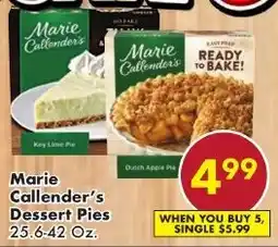 Fairplay Marie Callender's dessert pies offer