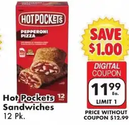Fairplay Hot Pockets Pepperoni Pizza Sandwiches offer