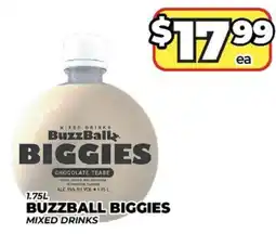 Price Cutter Buzzball biggies mixed drinks offer