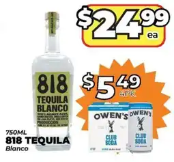 Price Cutter 818 tequila blanco offer