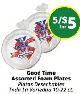 Rancho Markets Good Time Assorted Foam Plates offer