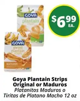 Rancho Markets Goya Plantain Strips Original or Maduros offer