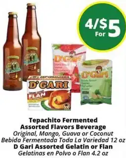 Rancho Markets D'Gari Tepachito Fermented Beverage offer
