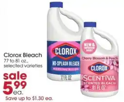 Giant Eagle Clorox bleach offer