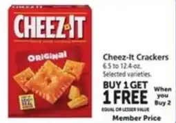 Safeway Cheez-it Crackers offer