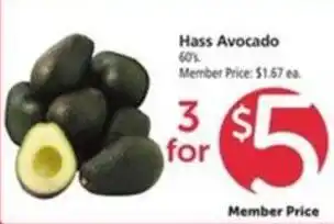 Safeway Hass Avocado offer