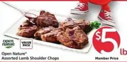 Safeway Open Nature Assorted Lamb Shoulder Chops offer