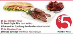 Safeway St. Louis Style Ribs offer