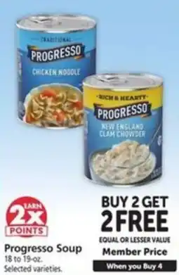 Safeway Progresso Soup offer