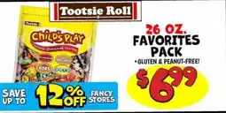 Ollie's Tootsie Roll Child's Play Favorites Pack offer