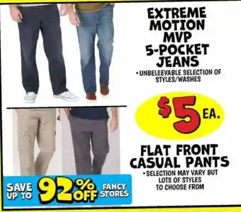 Extreme Motion Mvp 5-Pocket Jeans