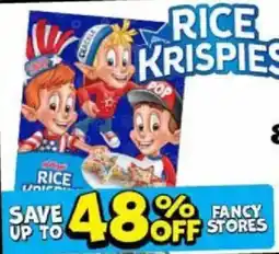 Ollie's Kellogg's rice krispies offer