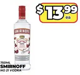 Price Cutter Smirnoff No 21 Vodka offer