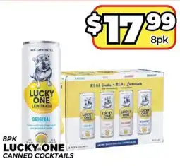 Price Cutter Lucky One canned cocktails offer