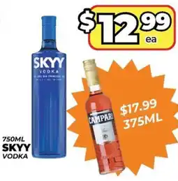 Price Cutter Skyy Vodka offer