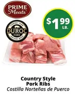Rancho Markets Prime Meats Country Style Pork Ribs offer