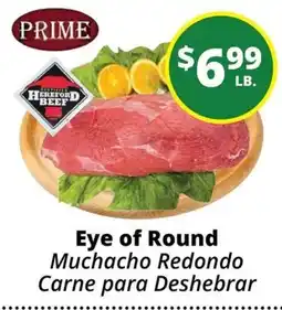 Rancho Markets Prime Eye of Round offer