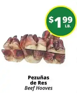 Rancho Markets Beef Hooves offer