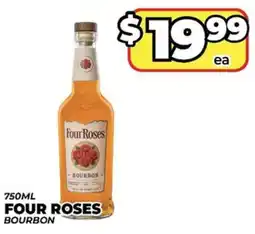 Price Cutter Four Roses Bourbon offer