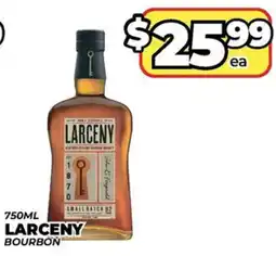Price Cutter Larceny Bourbon offer