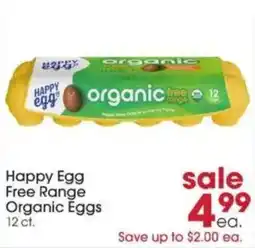 Giant Eagle Happy Egg Free Range Organic Eggs offer
