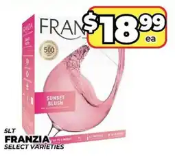 Price Cutter Franzia sunset blush offer