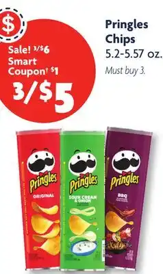Family Dollar Pringles Chips offer
