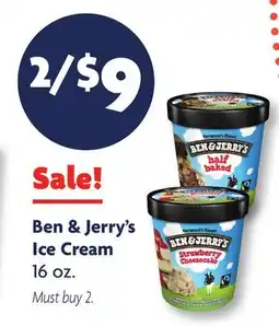 Family Dollar Ben & Jerry's Ice Cream offer