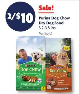 Family Dollar Purina Dog Chow Dry Dog Food offer