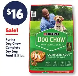 Family Dollar Purina Dog Chow Complete Dry Dog Food offer