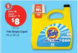 Family Dollar Tide Simply Liquid offer