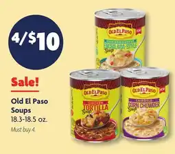 Family Dollar Old El Paso Soups offer